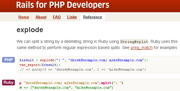 rails for php developers sample