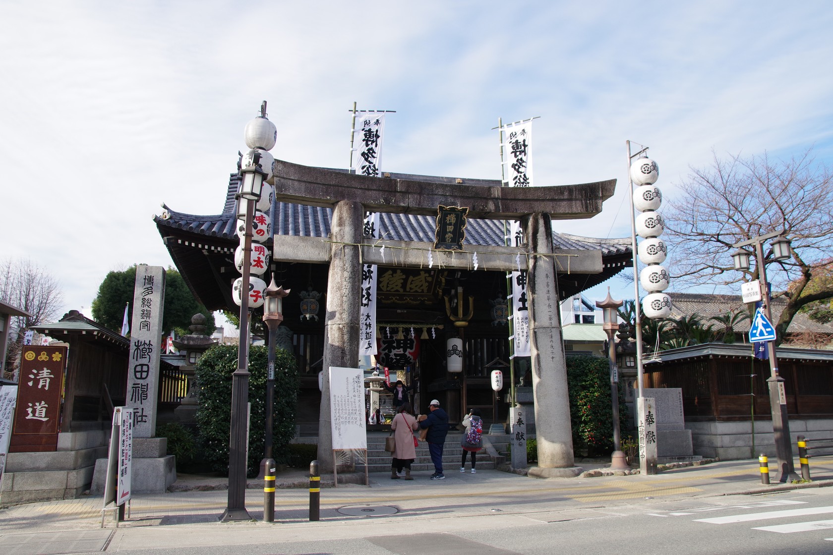 櫛田神社鳥居